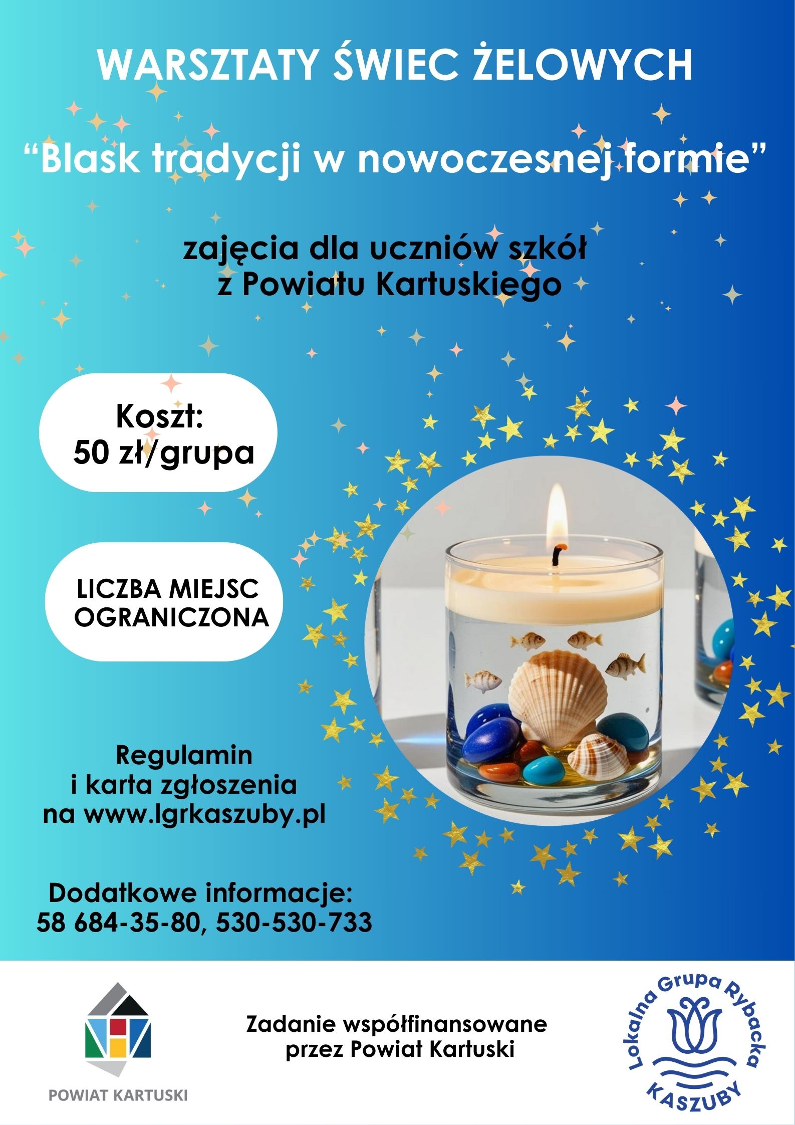 Aktualny PLAKAT-warsztaty świec żelowych